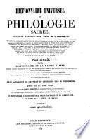 Encyclopédie théologique: bis. Dictionnaire universel de philologie sacrée