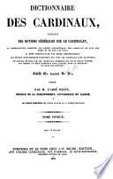 Encyclopédie théologique: Dictionnaire des cardinaux
