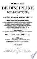 Encyclopedie Theologique, ou Serie de Dictionnaires sur toutes les parties de la Science Religieuse ... publiee par M. l'Abbe Migne (etc.)