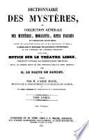 Encyclopedie Theologique, ou Serie de Dictionnaires sur toutes les parties de la Science Religieuse ... publiee par M. l'Abbe Migne (etc.)