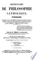 Encyclopedie Theologique, ou Serie de Dictionnaires sur toutes les parties de la Science Religieuse ... publiee par M. l'Abbe Migne (etc.)