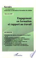 Engagement en formation et rapport au travail