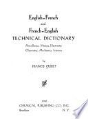 English-French and French-English Technical Dictionary