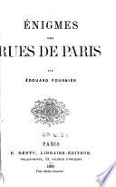 Énigmes des rues de Paris