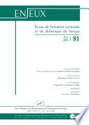 Enjeux 81 - Eté 2011