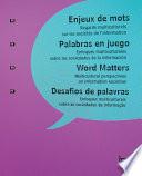 Enjeux de mots