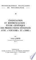 Énonciation et référenciation