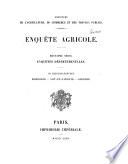 Enquête agricole