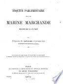 Enquête parlementaire sur la marine marchande