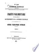 Enquête parlementaire sur les actes du gouvernement de la défense nationale