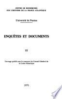 Enquêtes et documents