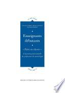 Enseignants débutants : «Faire ses classes»