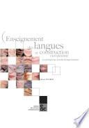 Enseignement des langues et construction européenne