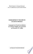 Enseignement et recherche en santé publique