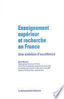 Enseignement supérieur et recherche en France