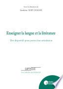 Enseigner la langue et la littérature