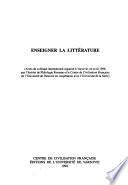 Enseigner la littérature