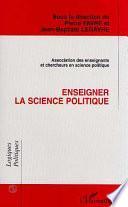 Enseigner la science politique