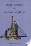 Entraînement à la version anglaise