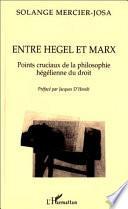 Entre Hegel et Marx