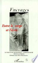 Entre le corps et l'écrit