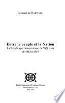 Entre le peuple et la Nation
