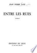Entre les rues