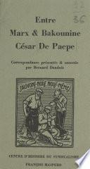 Entre Marx et Bakounine : César De Paepe