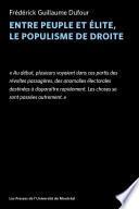 Entre peuple et élite, le populisme de droite