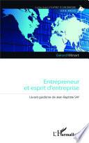 Entrepreneur et esprit d'entreprise