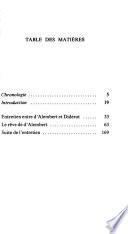 Entretien entre d'Alembert et Diderot
