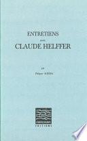 Entretiens avec Claude Helffer