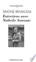 Entretiens avec Nathalie Sarraute