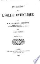 Entretiens sur l'Église catholique