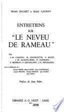 Entretiens sur Le neveu de Rameau,