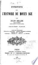 Entretiens sur lh̕istoire du moyen âge