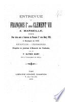 Entrevue de François Ier avec Clément VII à Marseille, 1533