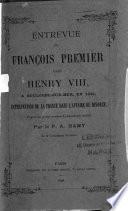 Entrevue de François Premier Avec Henry VIII, À Boulogne-sur Mer, en 1532