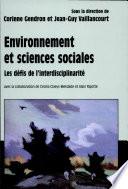 Environnement et sciences sociales