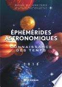 Ephémérides astronomiques 2018