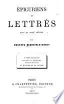 Épicuriens et lettrés