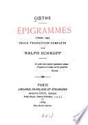 Epigrammes