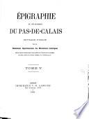 Épigraphie du département de Pas-de-Calais