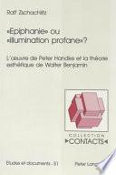 Epiphanie ou illumination profane?