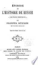 Épisode de lh́istoire de Russie - Les faux Démétrius
