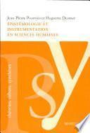 Epistémologie et instrumentation en sciences humaines