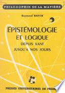 Épistémologie et logique