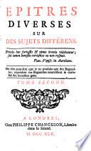 Epitres diverses sur des sujets differens