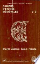Épopée animale, fable, fabliau