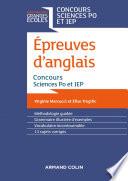 Epreuves d'anglais - Concours Sciences Po et IEP